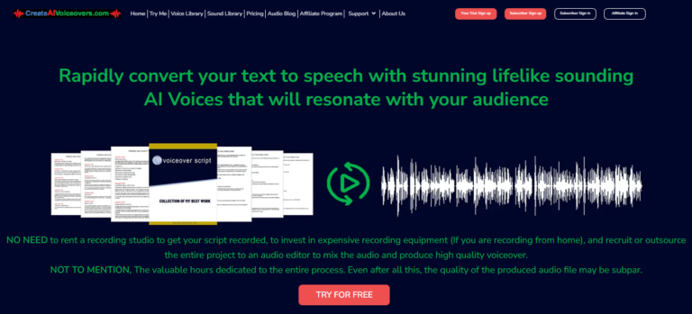 Create AI Voiceovers