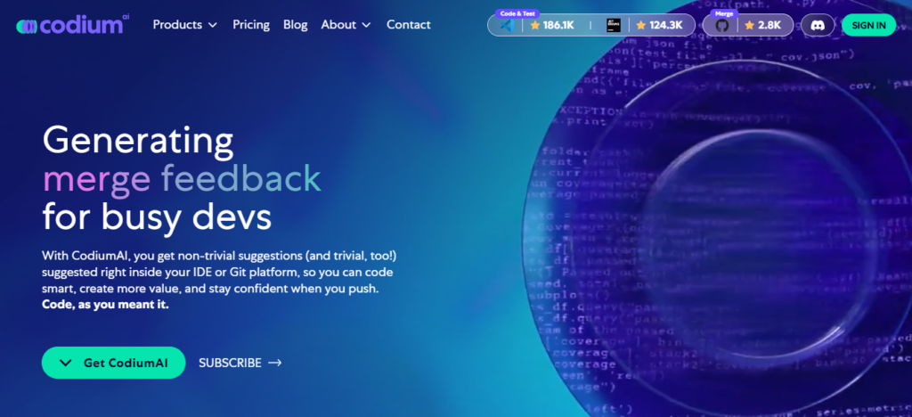 CodiumAI - Generate Test codes for developers