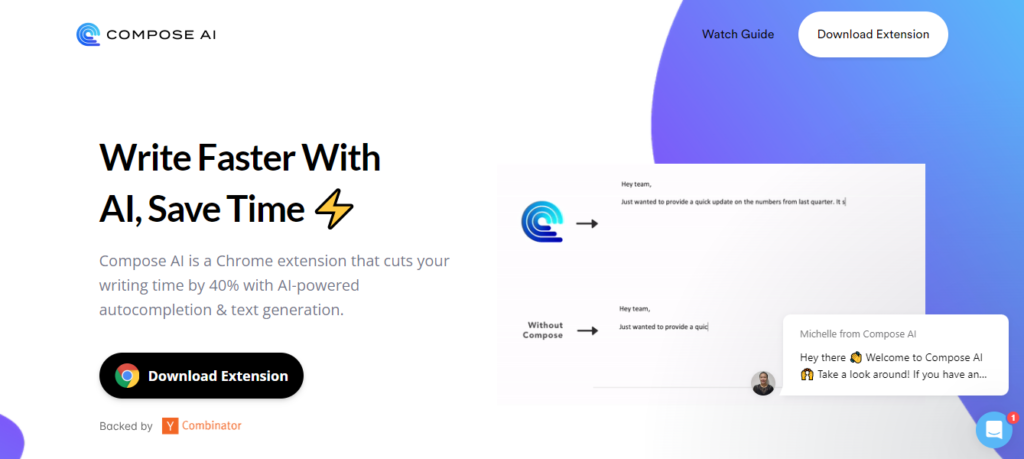 Compose AI - Best Writing Assistant AI Chrome Extension