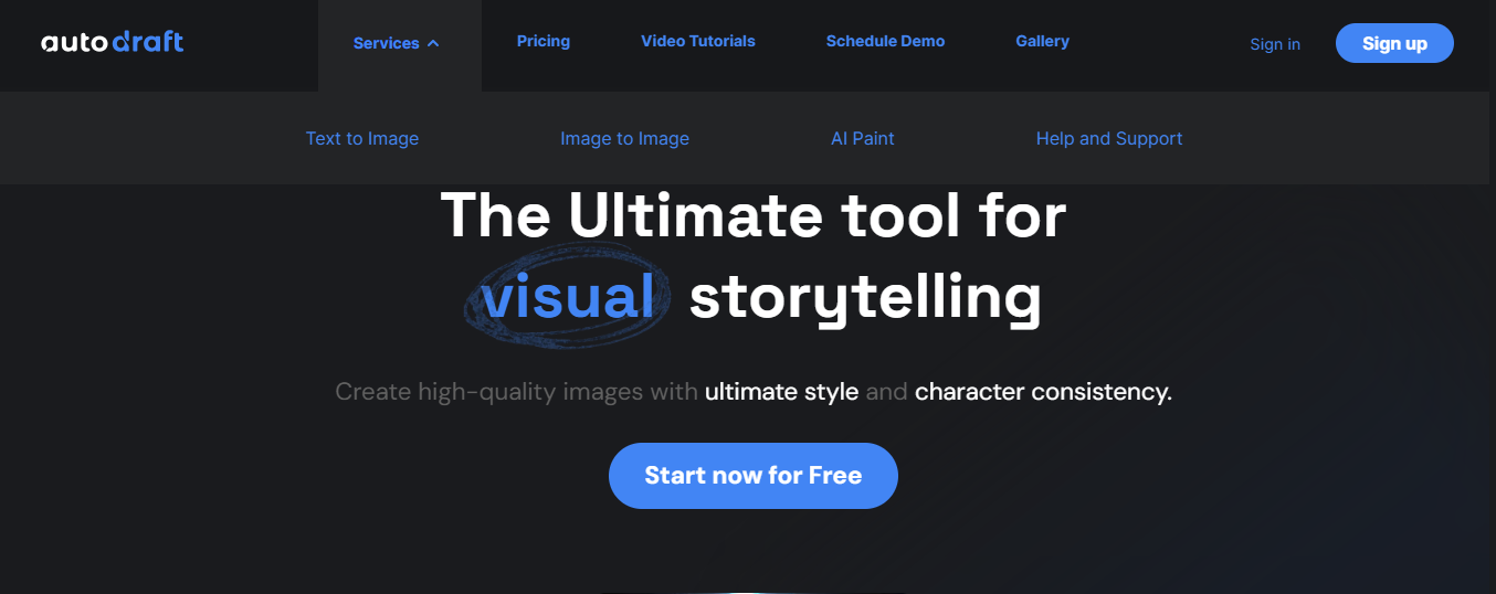 Autodraft - Create Images and Character Presentation