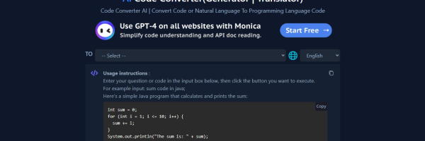 AI Code Convert