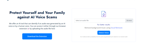 AI Voice Detector