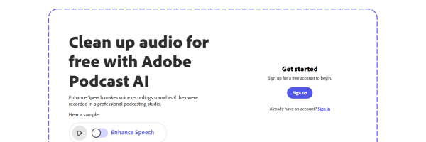 Adobe Speech Enhancer