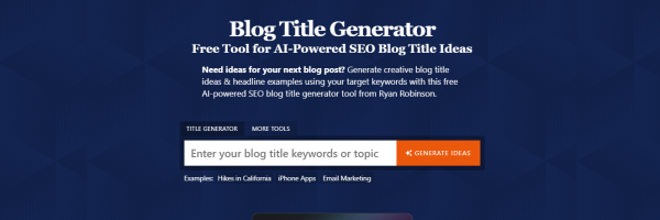 Blog Title Generator