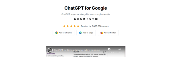 ChatGPT for Google