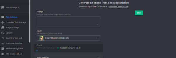 dezgo text to image