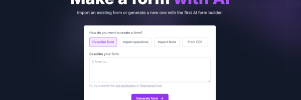 Fillout form builder