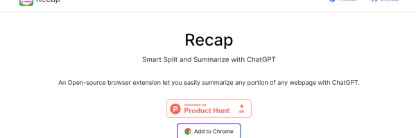 Recap